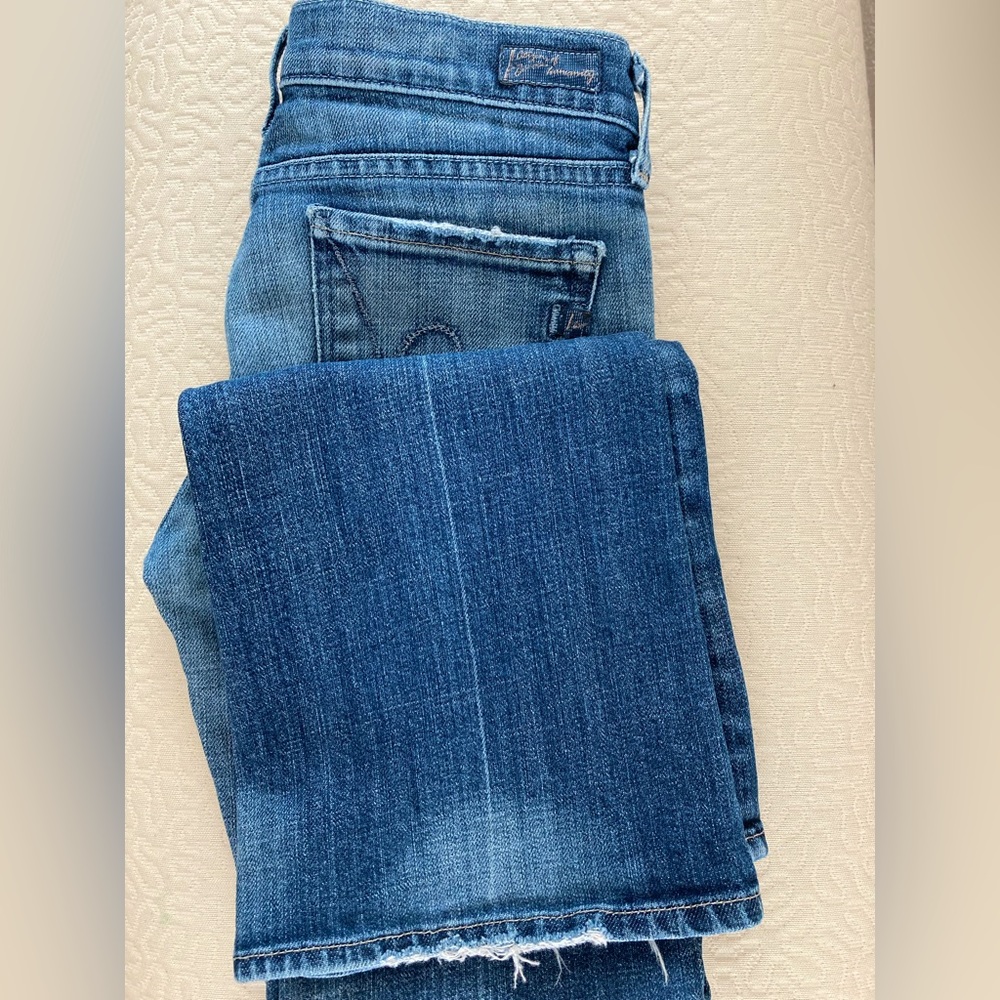 Bootcut blue denim jeans